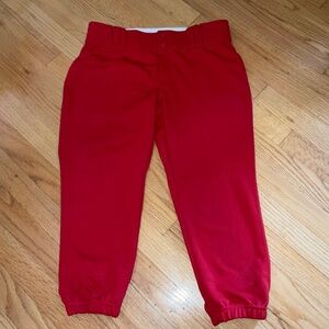 Champro Women’s red medium softball pants